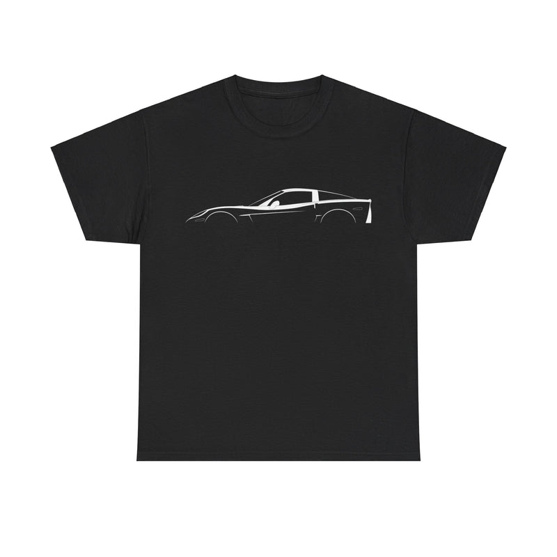Load image into Gallery viewer, Chevrolet Corvette Z06 C6 Silhouette Car T-shirt