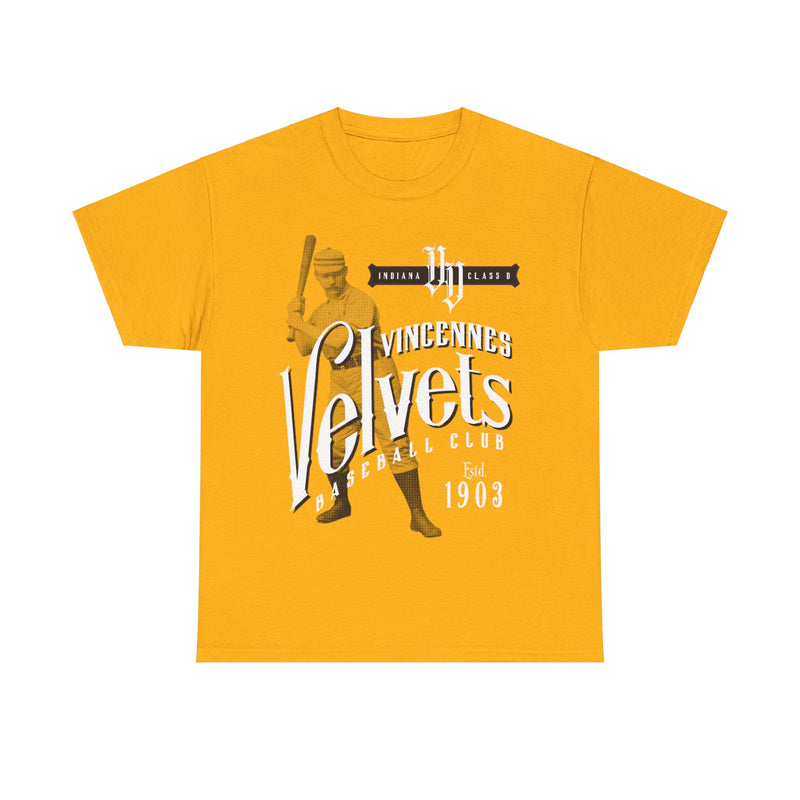 Load image into Gallery viewer, Vincennes Velvets Est 1903 Indiana Baseball T-shirt