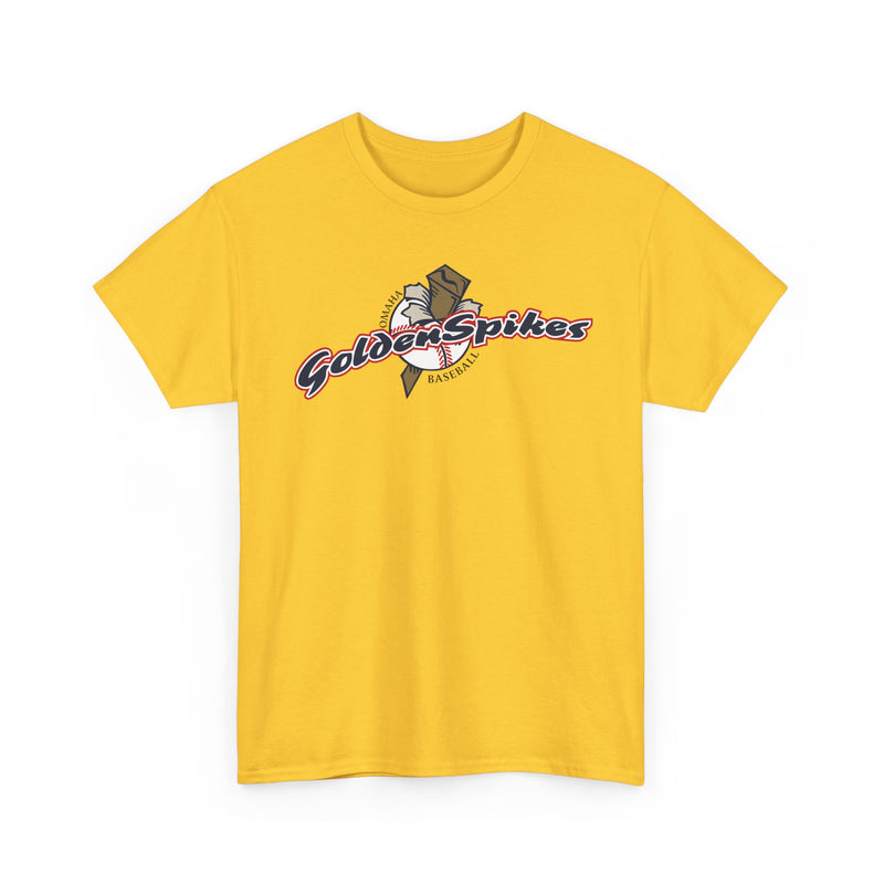 Load image into Gallery viewer, Omaha Golden Spikes 1999-2001 Pacific Coast League Baseball T-shirt