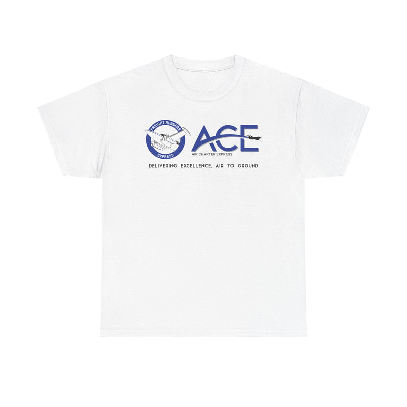 Load image into Gallery viewer, ACE Air Charter Express Delivering Excellence Freight Runners Logo T-shirt