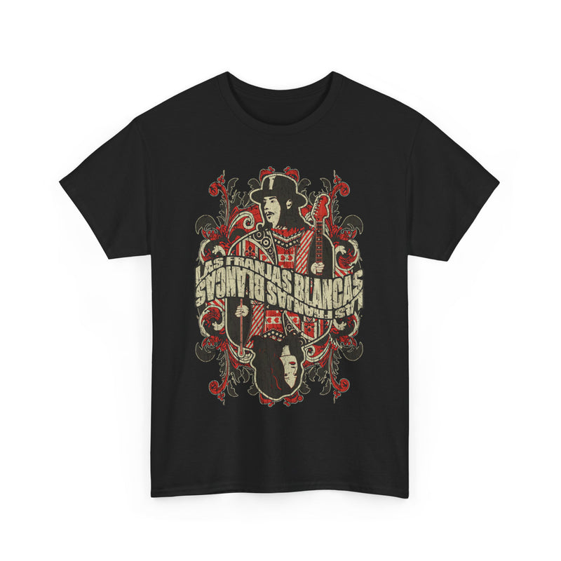 Load image into Gallery viewer, Las Franjas Blancas White Stripes Rock Band T-shirt