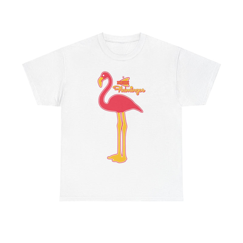 Load image into Gallery viewer, Miami Beach Flamingos Nostalgic Retro Baseball Team T-shirt