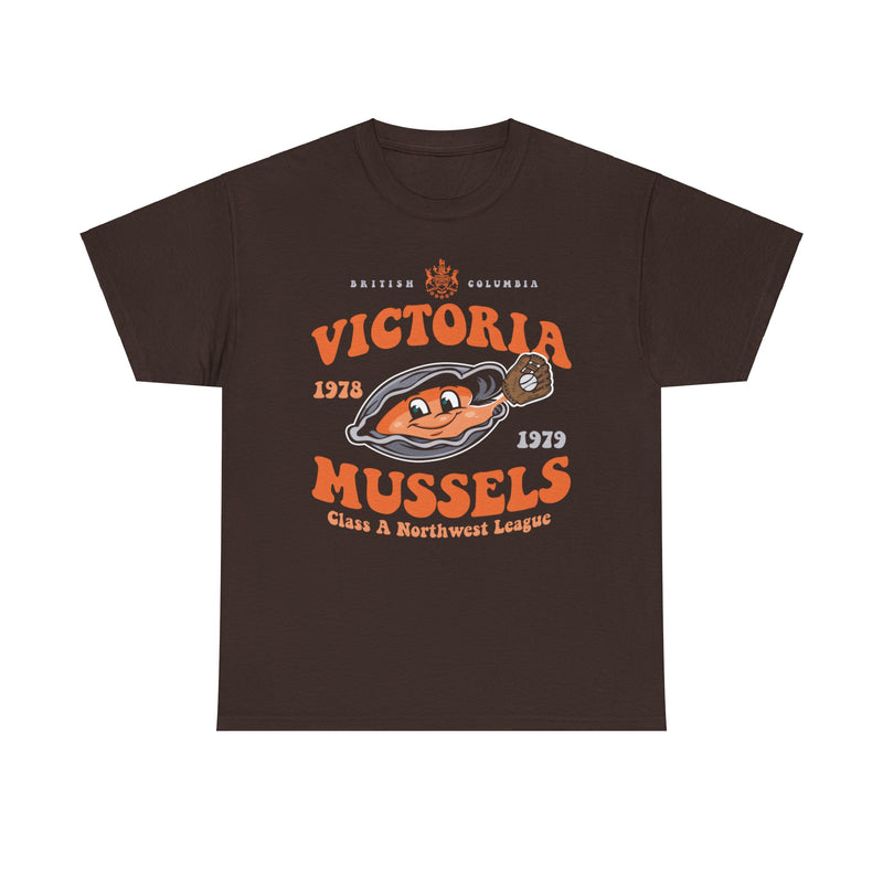 Load image into Gallery viewer, Victoria Mussels Est 1978 British Columbia Baseball T-shirt
