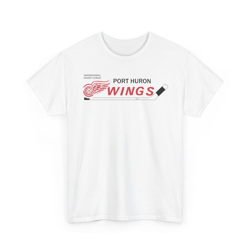 Load image into Gallery viewer, Port Huron Wings 1962-1981 Michigan Hockey T-shirt