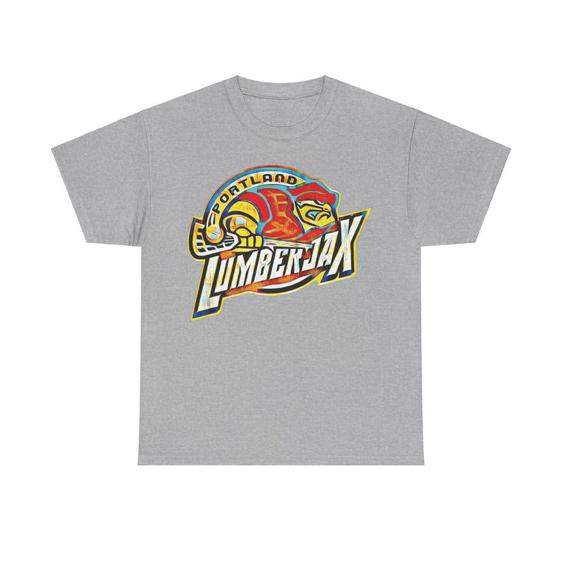 Load image into Gallery viewer, Portland Lumberjax Lacrosse Oregon Logo T-shirt