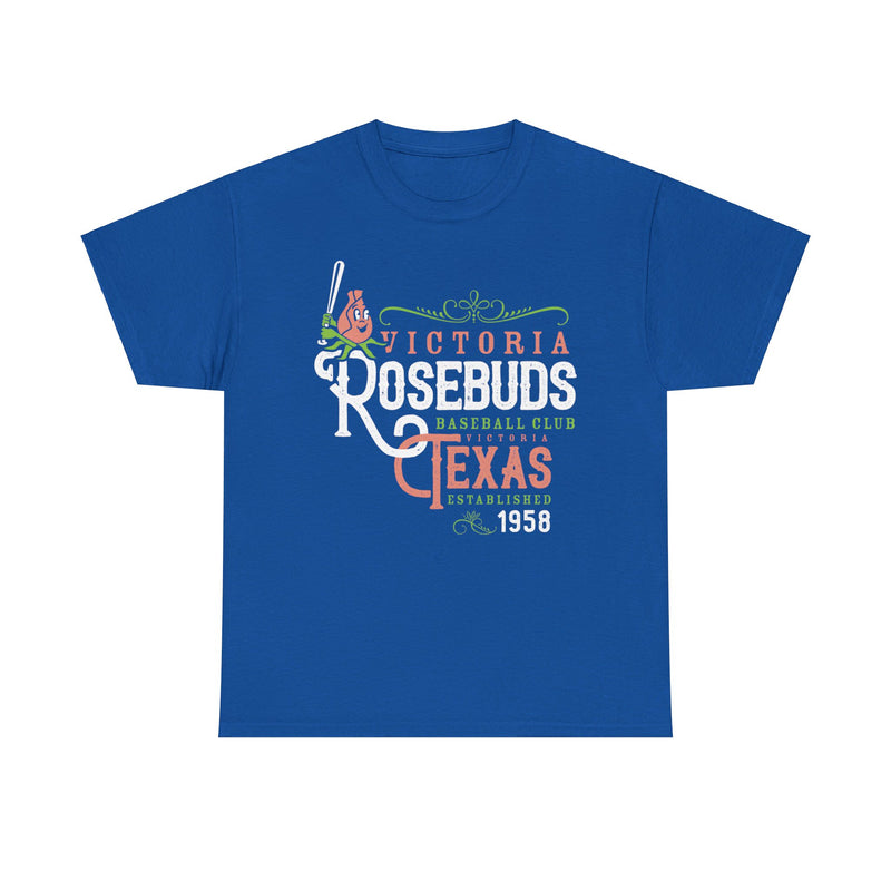 Load image into Gallery viewer, Victoria Rosebuds Texas Baseball Team T-shirt