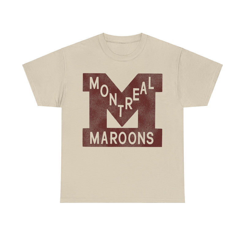 Load image into Gallery viewer, Montreal Maroons Logo Hockey Team T-shirt