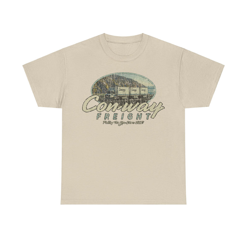 Load image into Gallery viewer, Conway Freight 1983 Trucking Distressed Print T-shirt