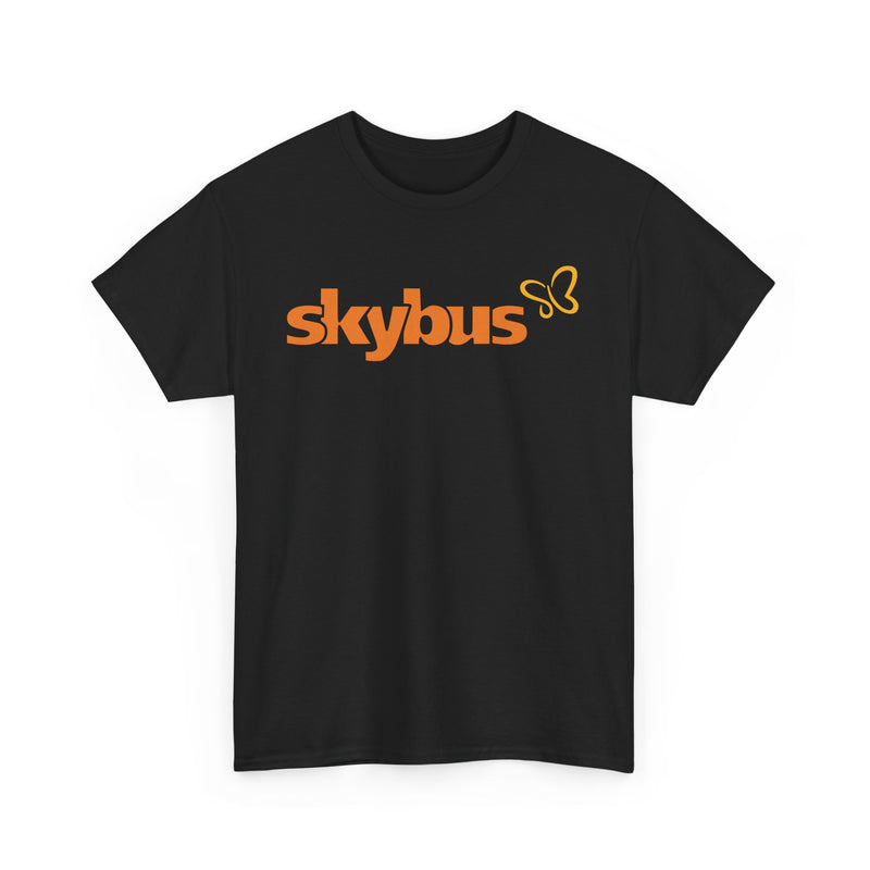 Load image into Gallery viewer, Skybus Australian Low Cost Carrier Orange Butterfly Logo Airline T-shirt