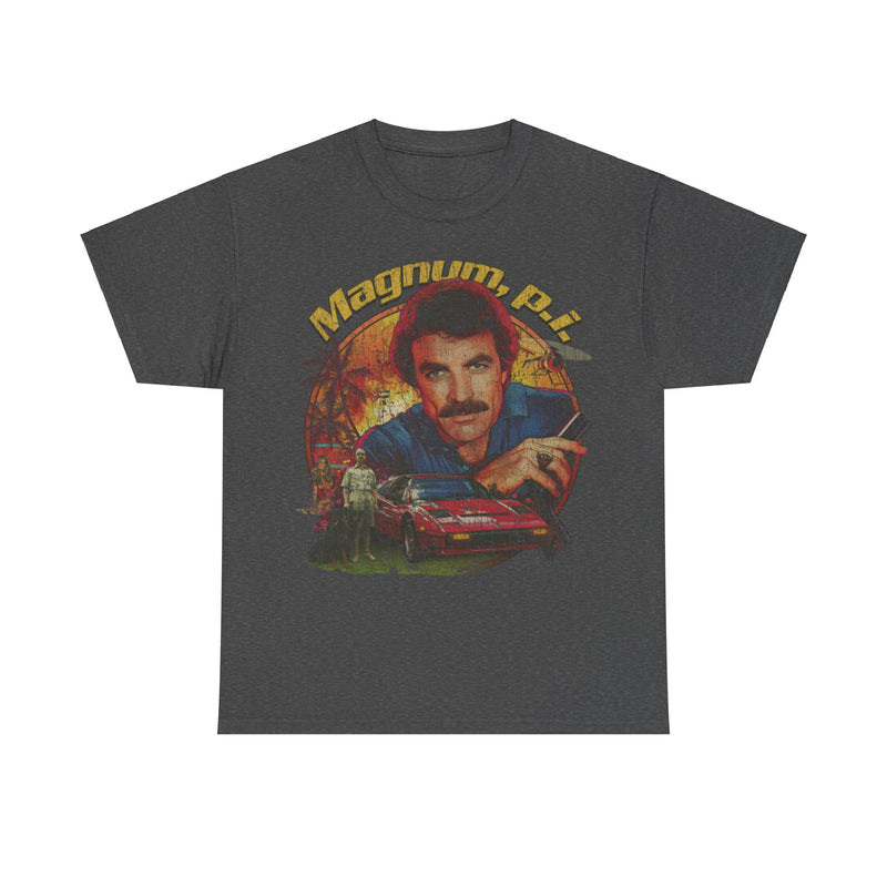 Load image into Gallery viewer, Magnum PI 1980 TV Show Distressed Print T-shirt