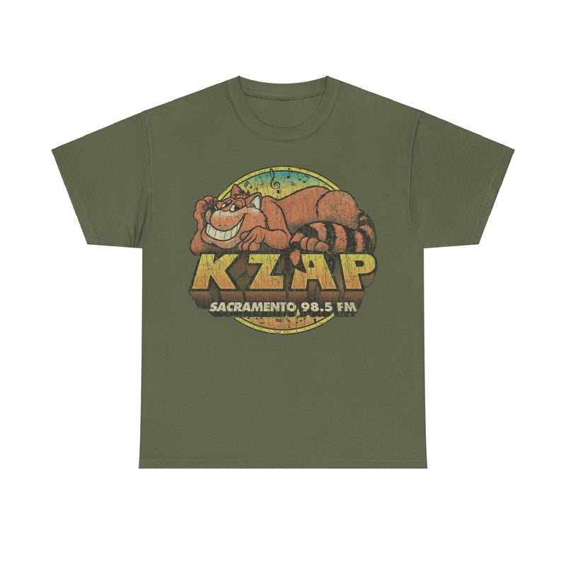 Load image into Gallery viewer, KZAP Sacramento 98.5 FM California Radio Station T-shirt