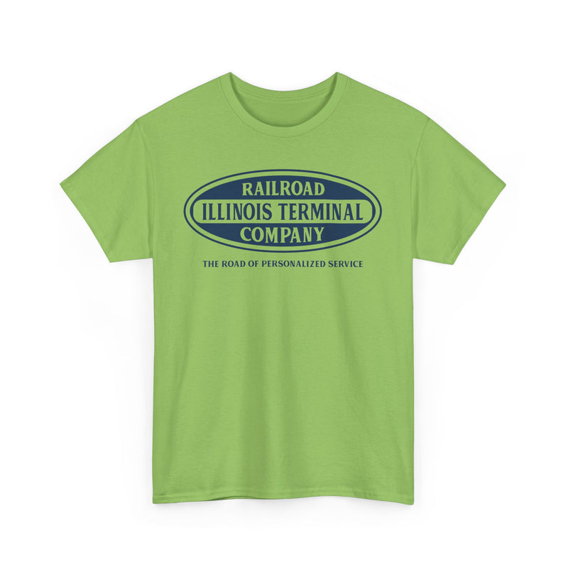 Load image into Gallery viewer, Illinois Terminal Personalized Service Railroad Logo Train T-Shirt