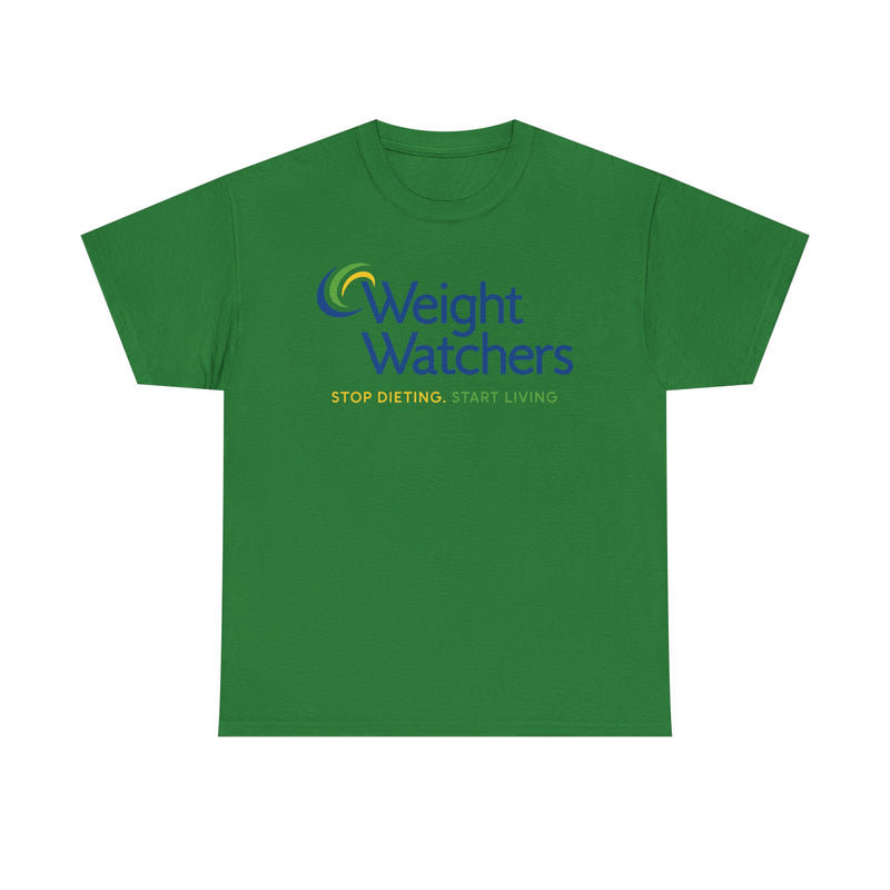 Load image into Gallery viewer, Weight Watchers Blue Green Yellow Logo Stop Dieting Start Living T-shirt
