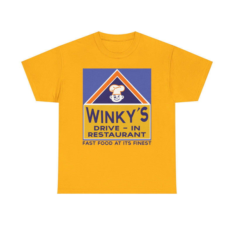 Load image into Gallery viewer, Winky's Drive-In Restaurant Fast Food Vintage Logo Chain T-Shirt