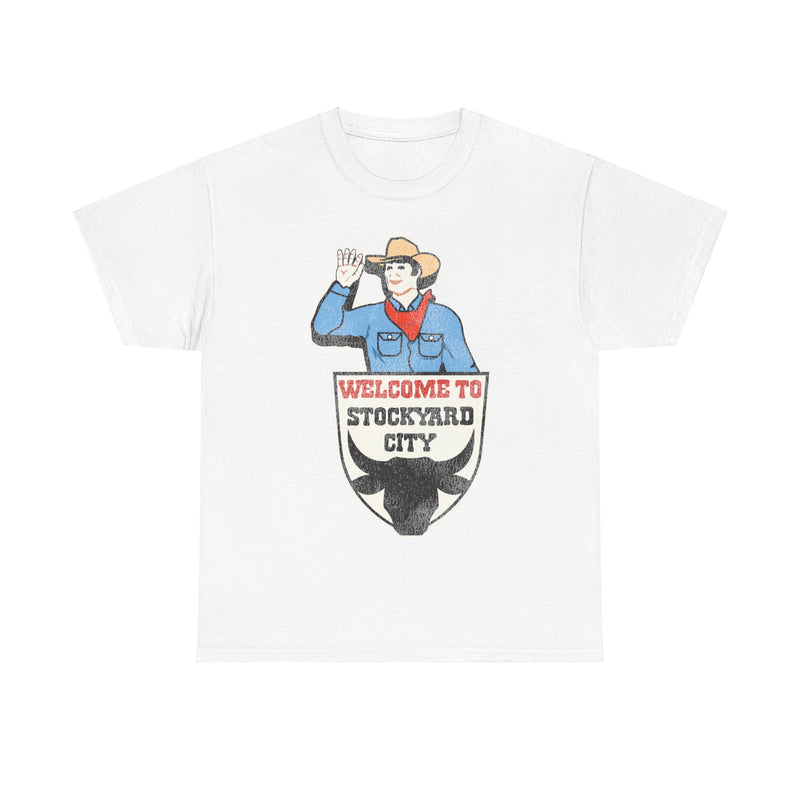 Load image into Gallery viewer, Stockyard City Store Oklahoma Sign Retro Nostalgic T-shirt