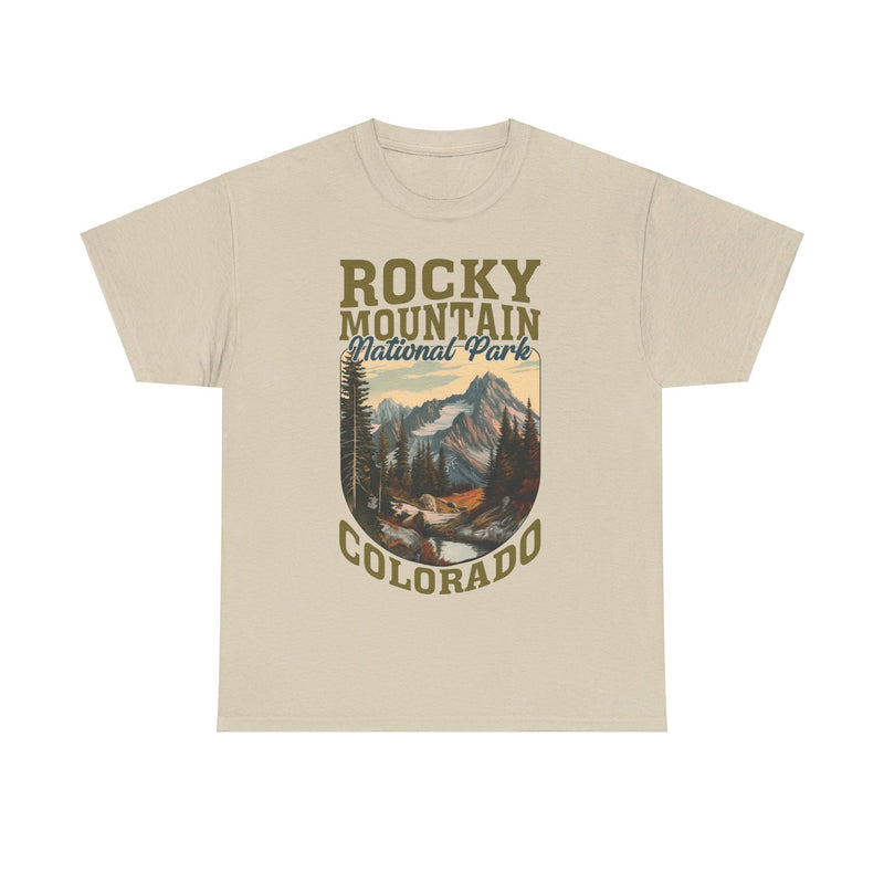 Load image into Gallery viewer, Rocky Mountain National Park Colorado Poster Print T-shirt