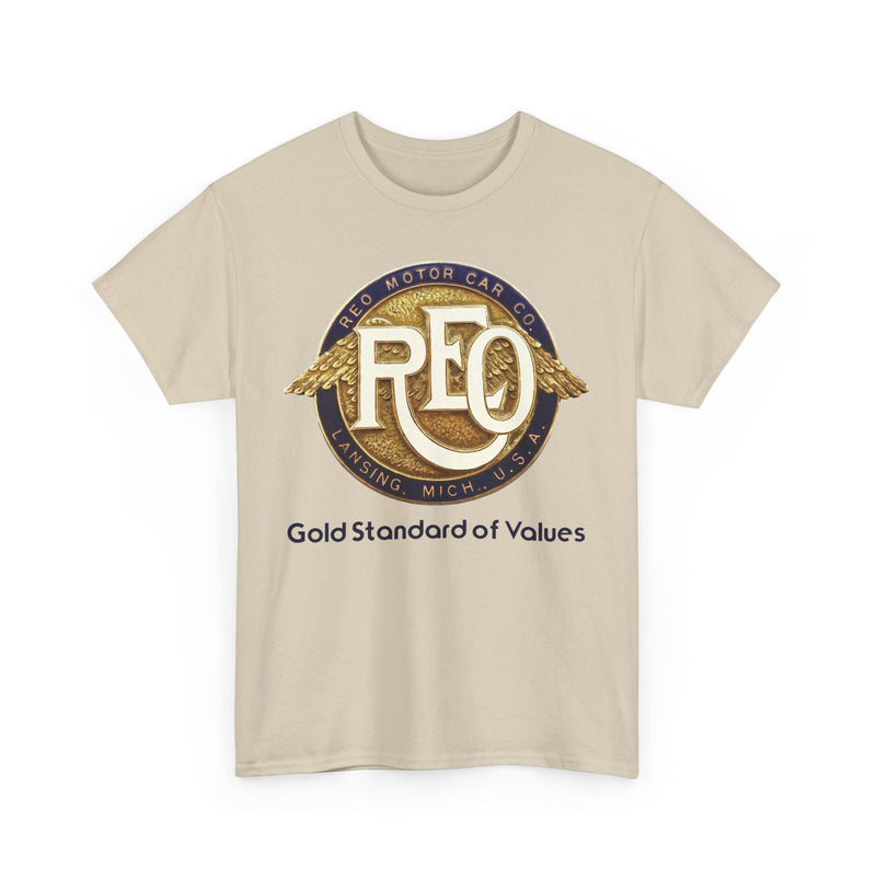 Load image into Gallery viewer, REO Motor Car Co Lansing Michigan Gold Standard Wings T-shirt