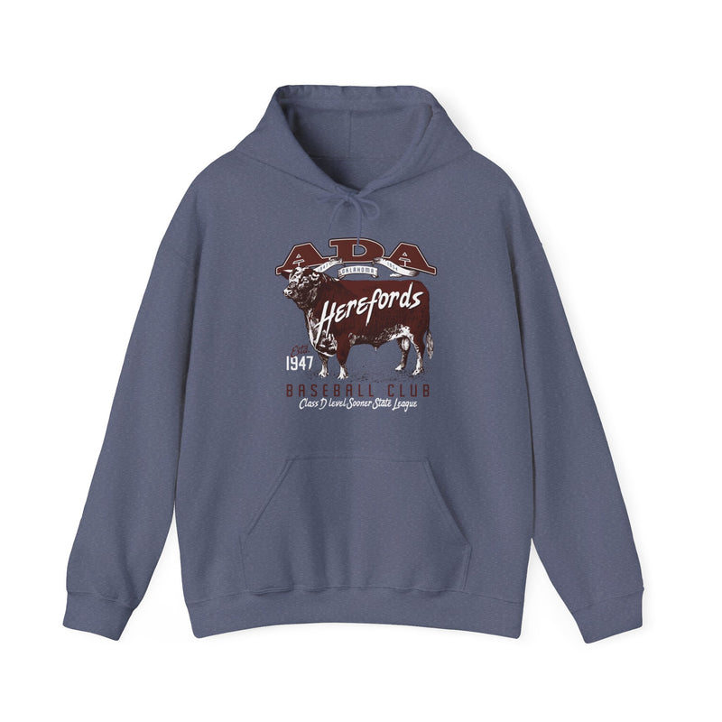 Load image into Gallery viewer, Ada Herefords 1947 Oklahoma Baseball Pullover Hoody Sweatshirt