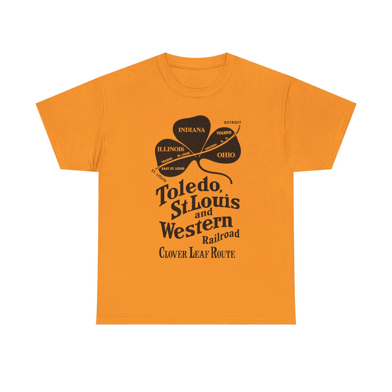 Load image into Gallery viewer, Toledo St Louis Western Clover Leaf Route Railroad Logo T-Shirt