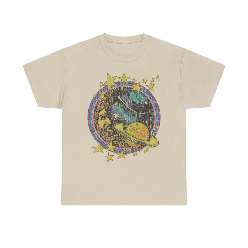 Load image into Gallery viewer, Cosmic Man in The Moon Nostalgic Retro T-shirt