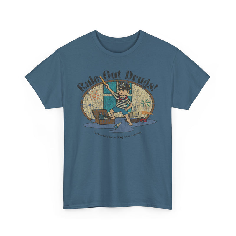Load image into Gallery viewer, Rule Out Drugs 1986 Political Drug-free T-shirt