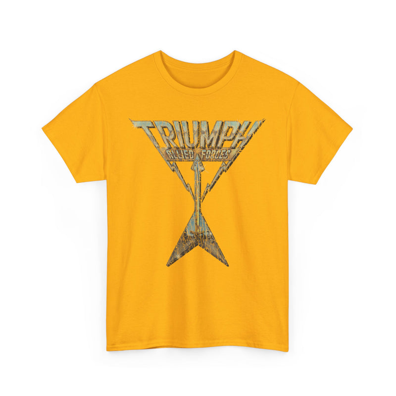 Load image into Gallery viewer, Triumph Allied Forces Canadian Music Rock Band T-shirt