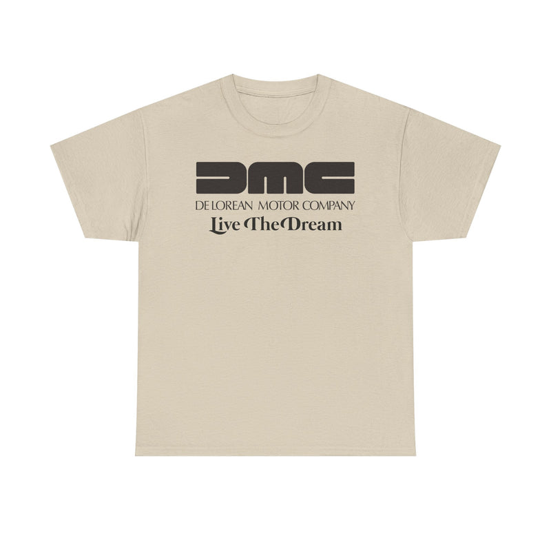 Load image into Gallery viewer, DMC DeLorean Motor Company Live The Dream Vintage T-shirt