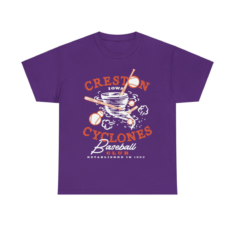 Load image into Gallery viewer, Creston Cyclones Est 1903 Iowa Baseball T-shirt