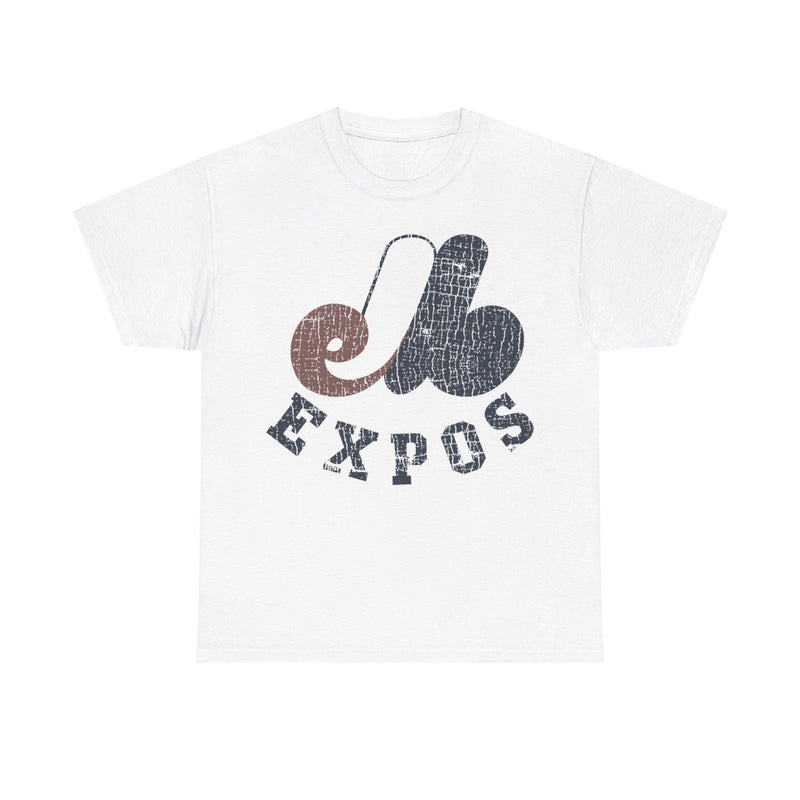 Load image into Gallery viewer, Montreal Expos Distressed Logo Baseball T-shirt