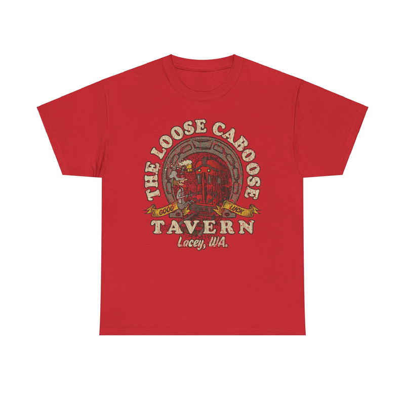 Load image into Gallery viewer, The Loose Caboose Tavern 1967 Lacey Washington Bar Restaurant T-shirt