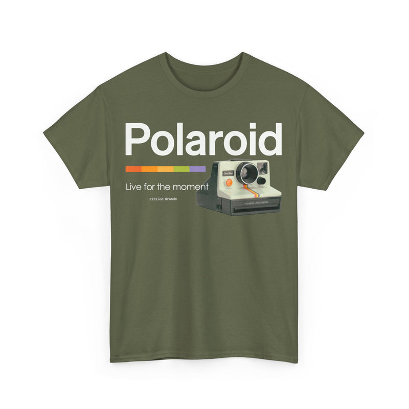 Load image into Gallery viewer, Polaroid "Live for the Moment" Commemorative T-Shirt