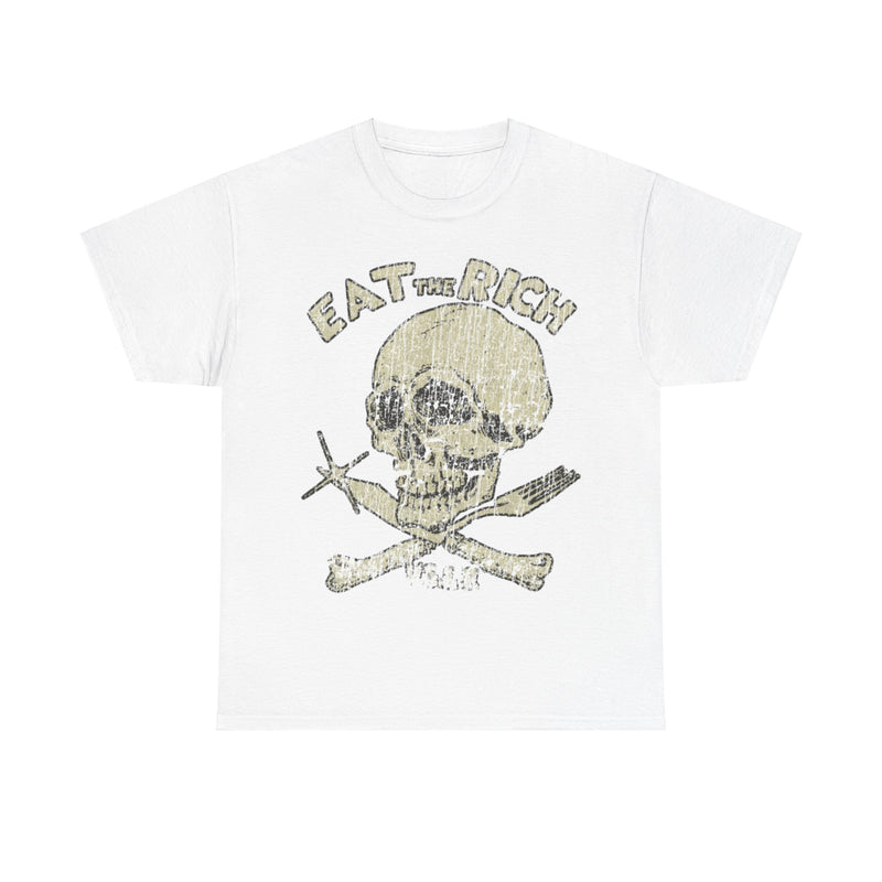 Load image into Gallery viewer, Eat The Rich Jean-Jacques Rousseau Nostalgic T-shirt