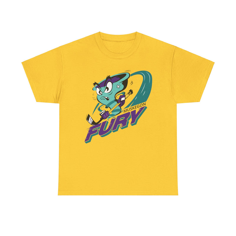 Load image into Gallery viewer, Muskegon Fury Michigan Hockey 1992-2008 T-shirt