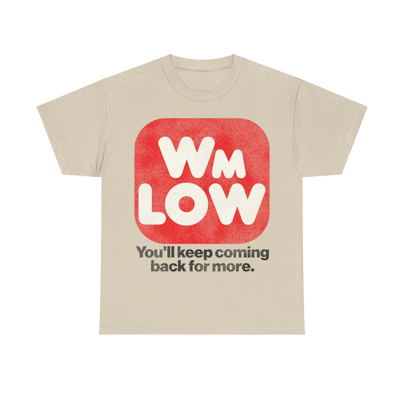 Load image into Gallery viewer, Wm Low Supermarket Grocery Store Retro Nostalgic T-shirt