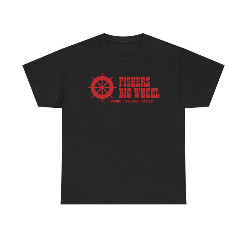 Load image into Gallery viewer, Fishers Big Wheel Discount Department Stores Ship Logo T-Shirt