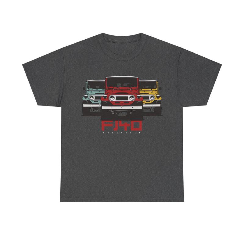 Load image into Gallery viewer, Toyota Land Cruiser FJ40 Trio Car T-shirt