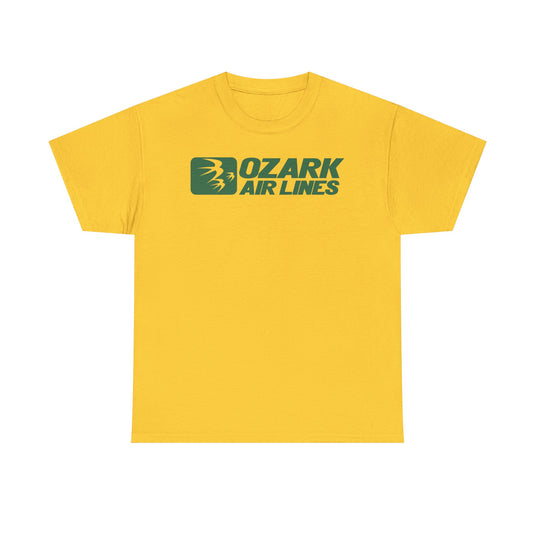 Ozark Airlines Green Logo Regional Aviation Collectible Nostalgia T-shirt