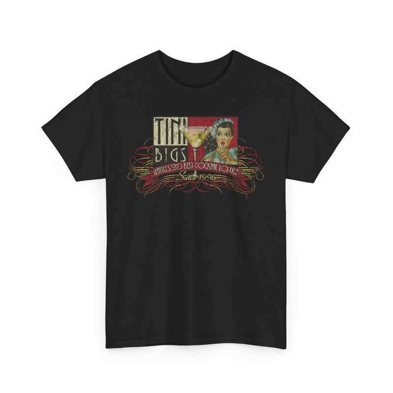 Load image into Gallery viewer, Tini Bigs Lounge 1996 Seattle Washington Cocktail Lounge Bar T-shirt