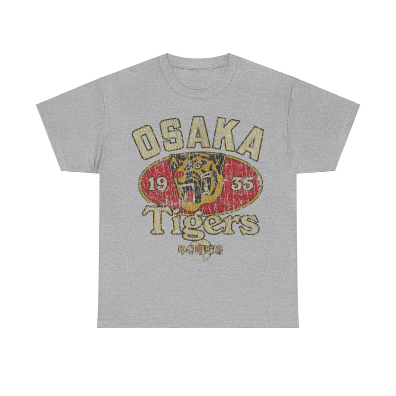 Load image into Gallery viewer, Osaka Tigers 1935 Baseball Distressed Print T-shirt