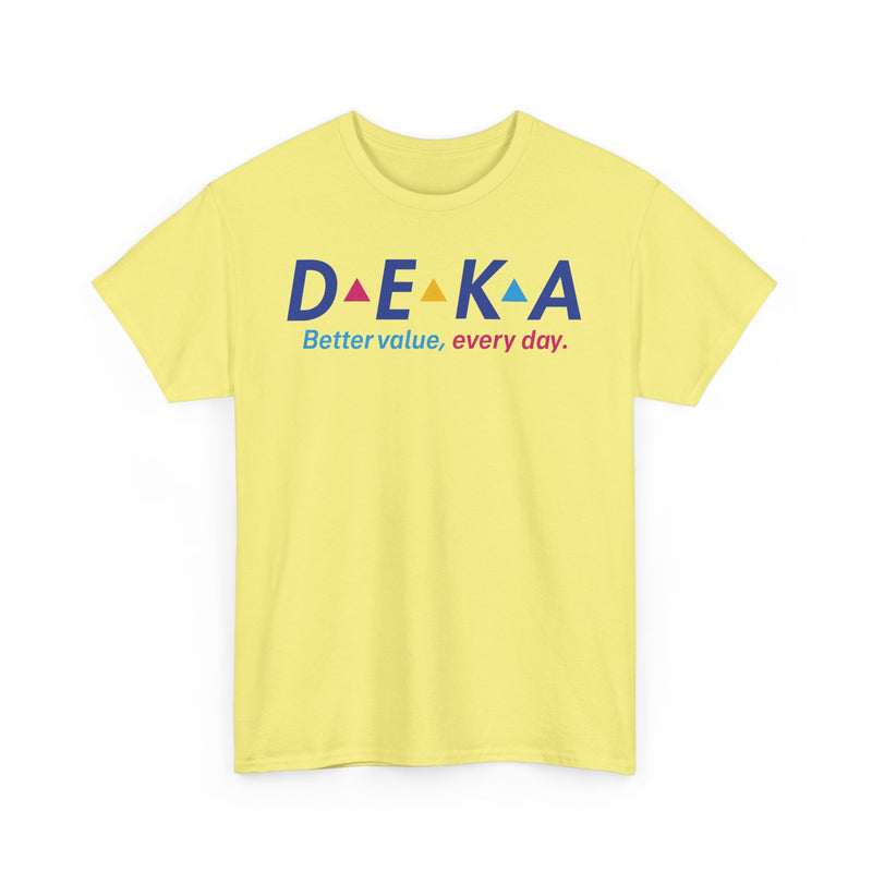 Load image into Gallery viewer, DEKA Better Value Every Day Vintage Logo T-Shirt