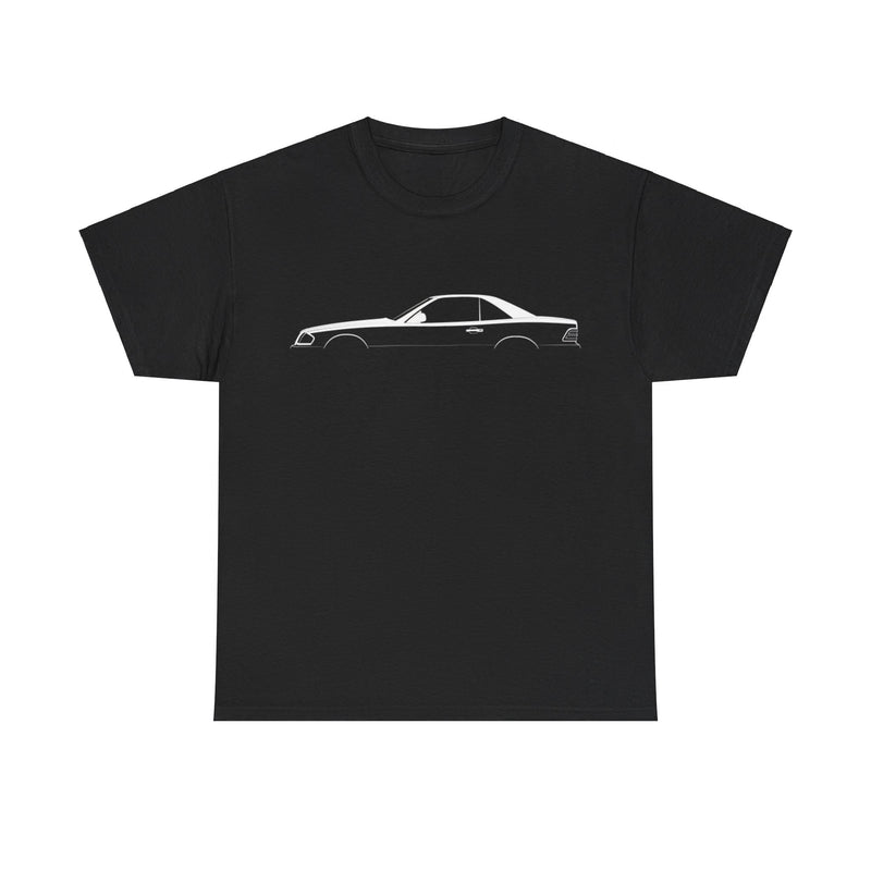 Load image into Gallery viewer, Mercedes-Benz SL Hardtop R129 Silhouette Car T-shirt