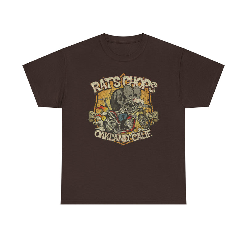 Load image into Gallery viewer, Rats Chops California Custom Motorcycle Shop T-shirt