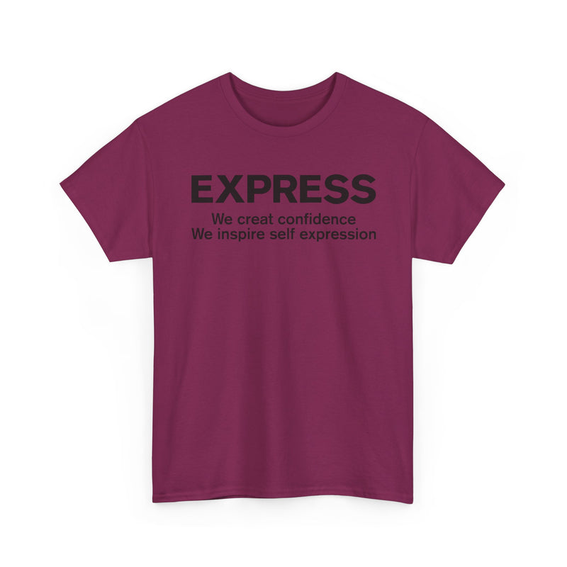 Load image into Gallery viewer, Express T-Shirt Defunct Fashion Retailer We Create Confidence Inspire Self Expression