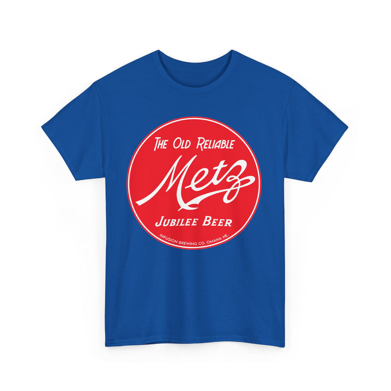 Load image into Gallery viewer, Metz Jubilee Old Reliable Logo Beer Infusion Brewing Co Nebraska T-Shirt