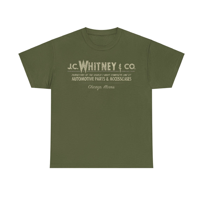 Load image into Gallery viewer, JC Whitney Co 1915 Car Parts Distressed Print T-shirt