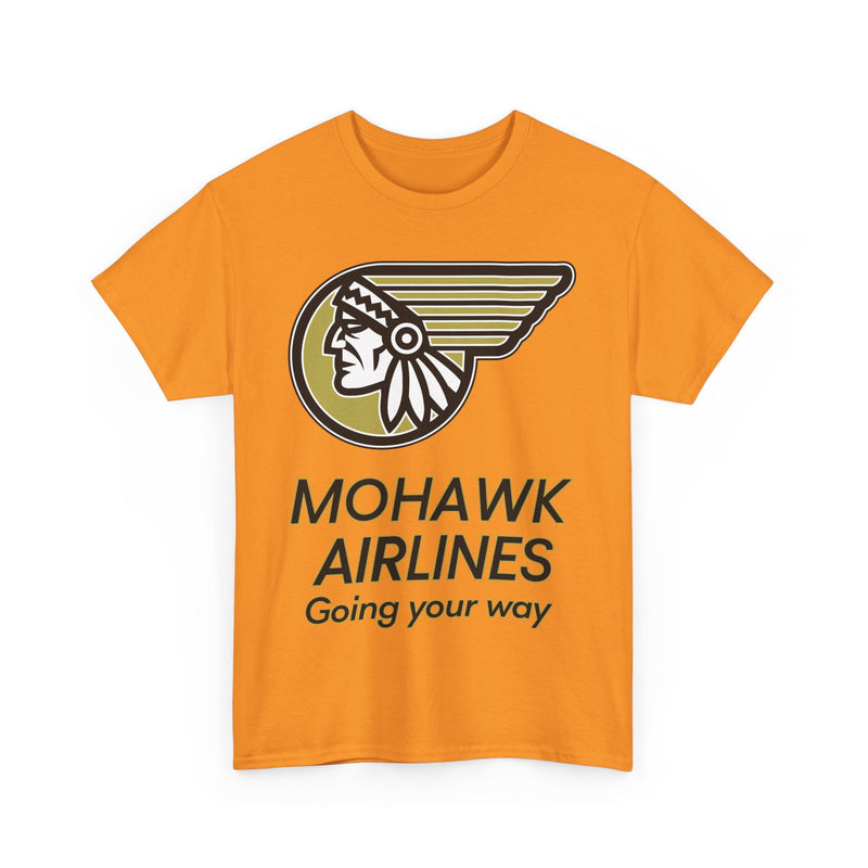 Load image into Gallery viewer, Mohawk Airlines Native American Logo Going Your Way Aviation T-shirt