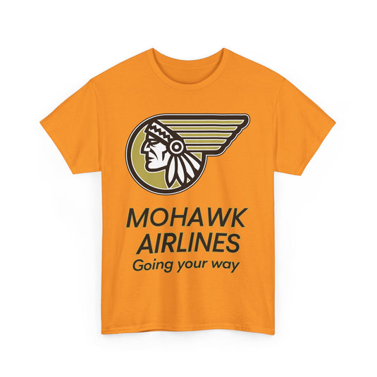 Mohawk Airlines Native American Logo Going Your Way Aviation T-shirt