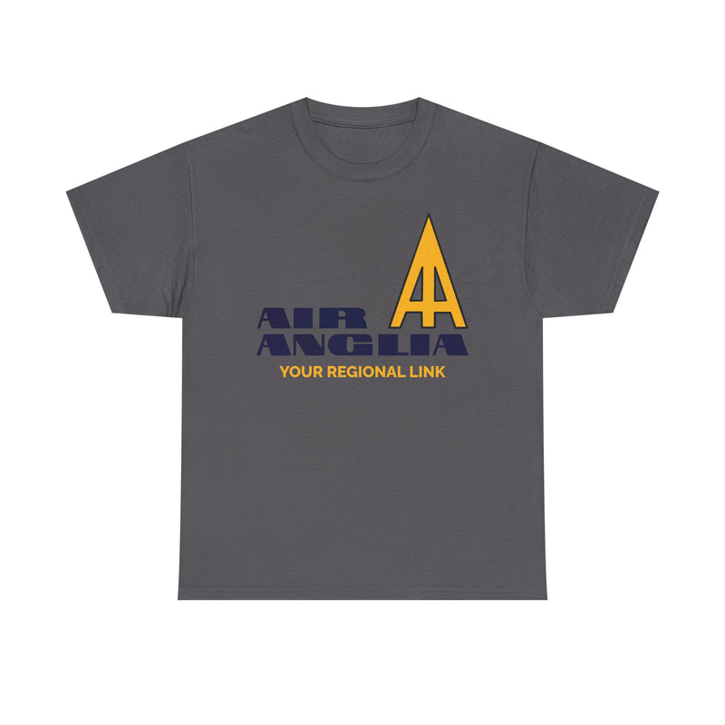 Load image into Gallery viewer, Air Anglia Your Regional Link Vintage Airline Logo British Aviation T-shirt