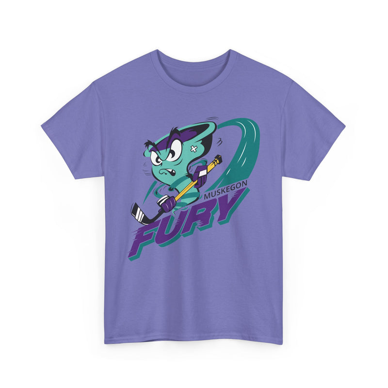 Load image into Gallery viewer, Muskegon Fury Michigan Hockey 1992-2008 T-shirt