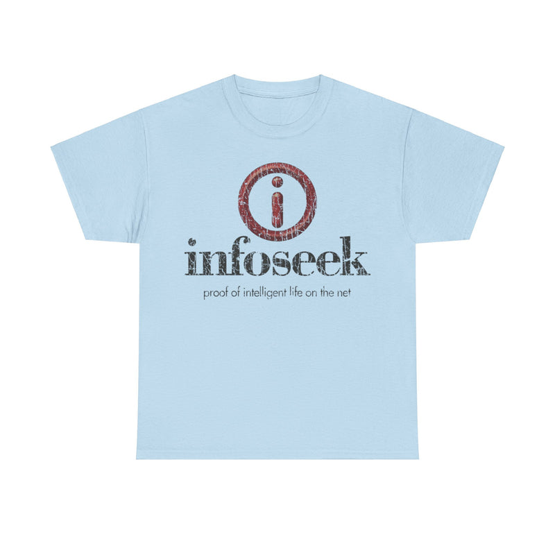 Load image into Gallery viewer, Infoseek Website Logo 1994 Distressed Print T-shirt